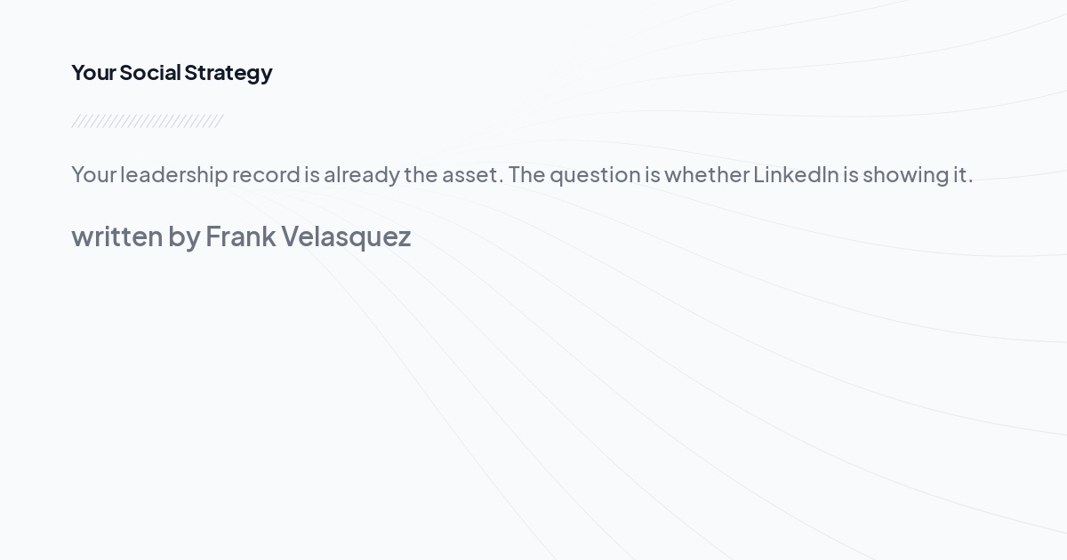 LinkedIn for Military Officers Transitioning to Business: How to Translate Command Experience Into Commercial Credibility