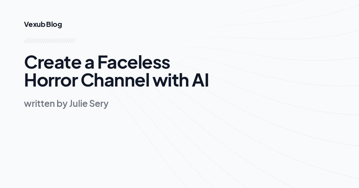 Create a Faceless Horror Channel with AI