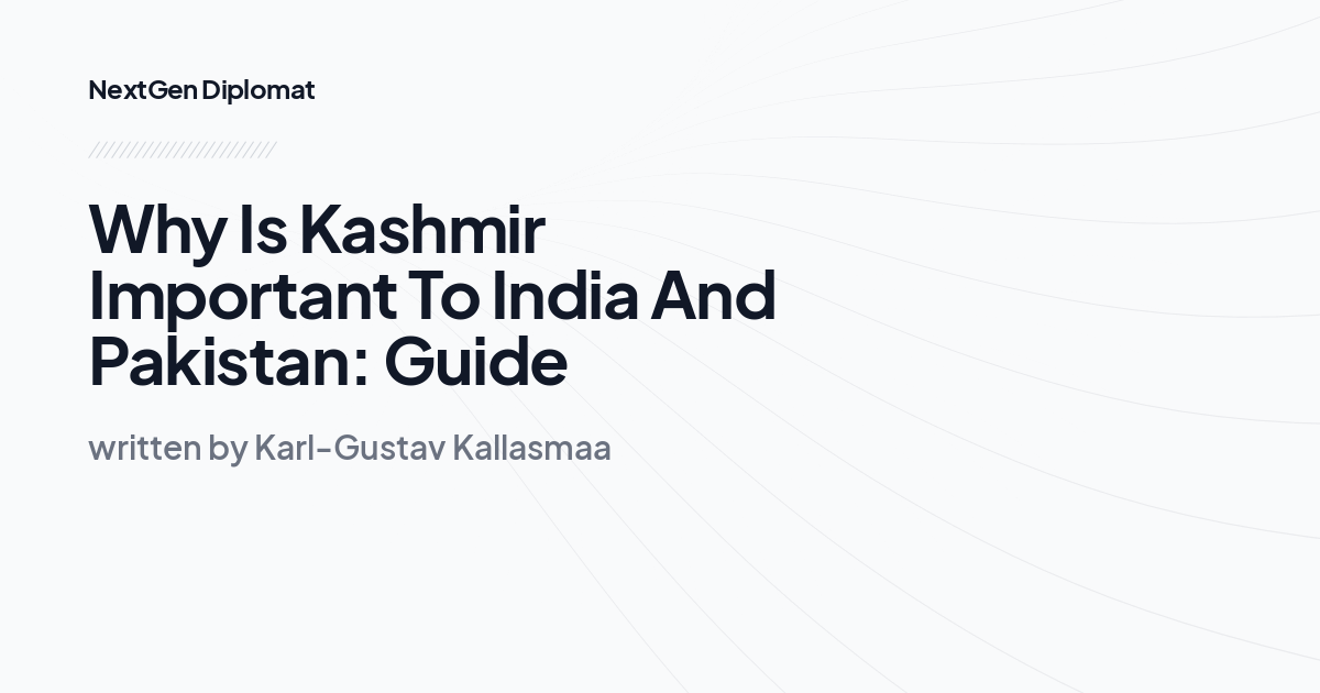 Why Is Kashmir Important To India And Pakistan: Guide