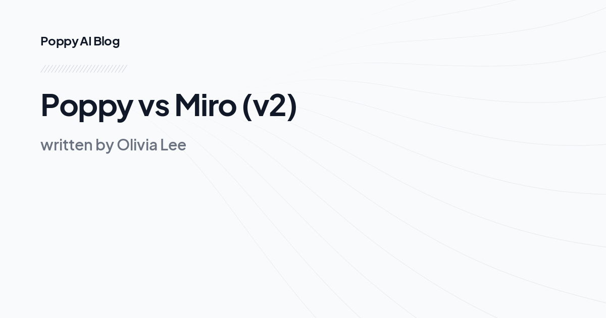 Poppy vs Miro (v2)