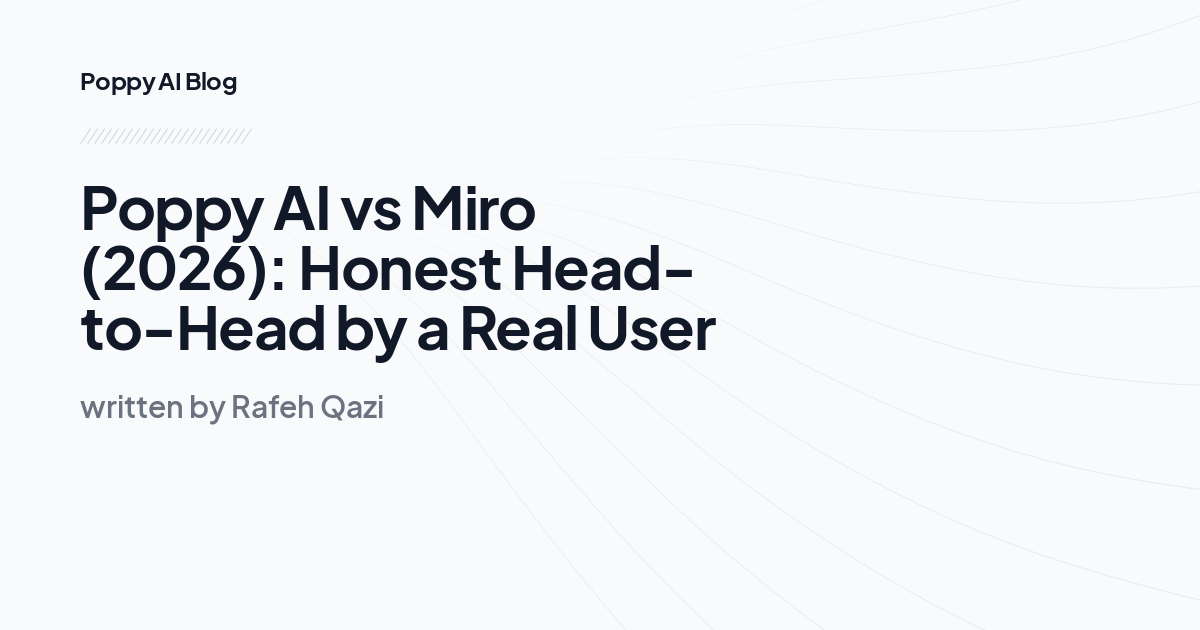 Poppy AI vs Miro (2026): Honest Head-to-Head by a Real User