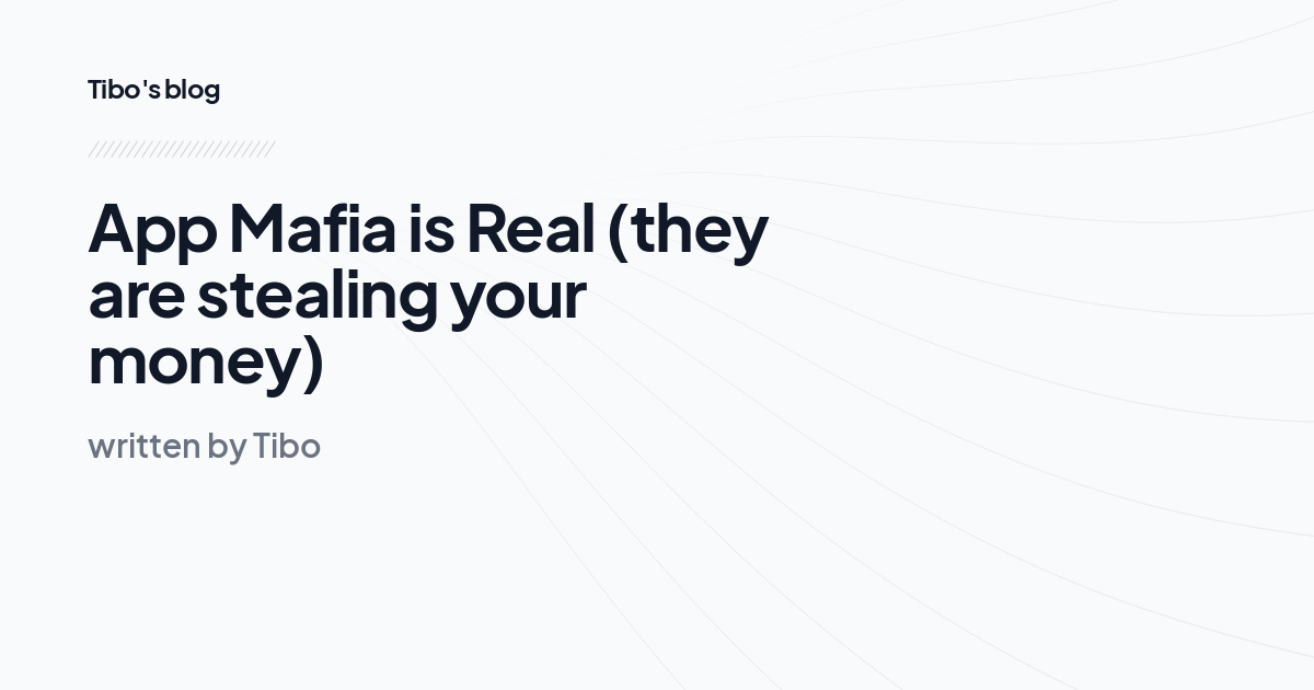 App Mafia is Real (they are stealing your money)
