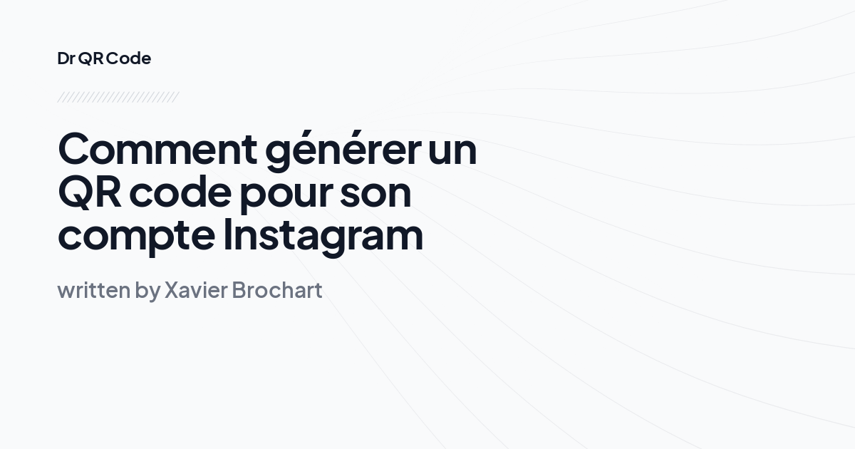 Comment générer un QR code pour son compte Instagram