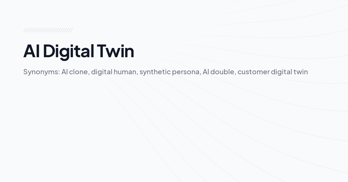 AI Digital Twin in UX Design