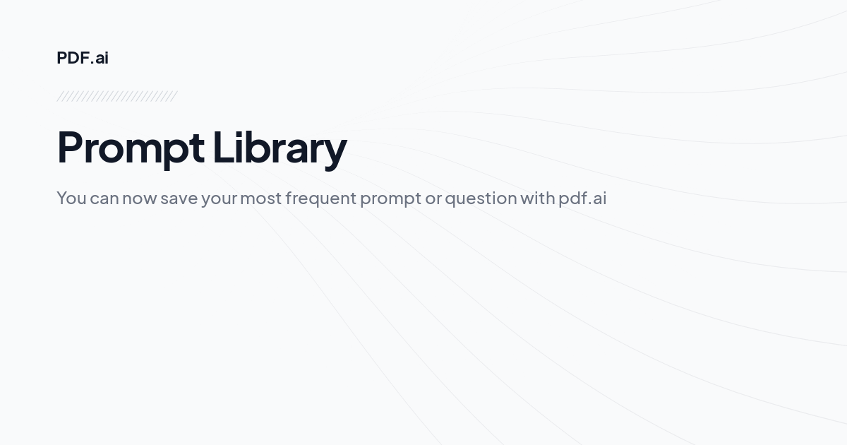 Prompt Library 