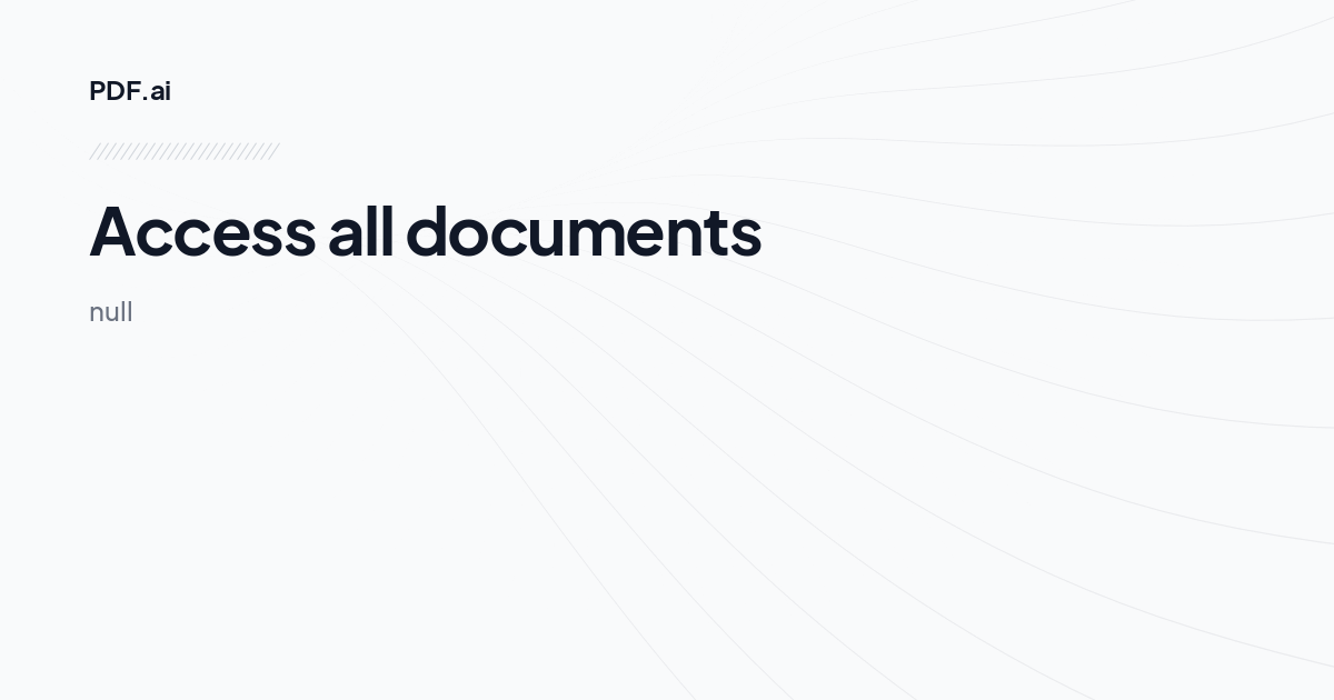 Access all documents