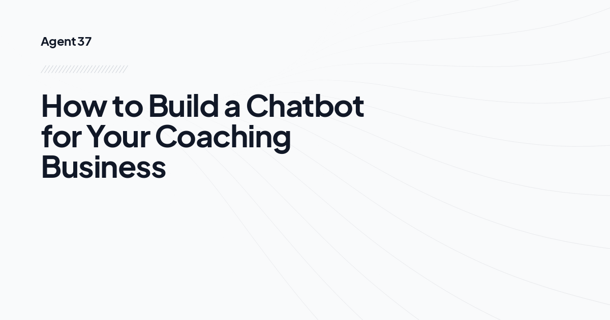 How to Build a Chatbot for Your Coaching Business