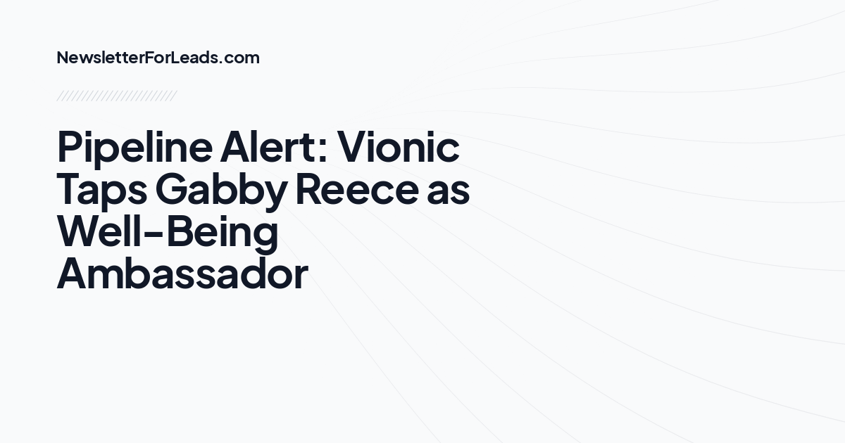 Pipeline Alert: Vionic Taps Gabby Reece as Well-Being Ambassador