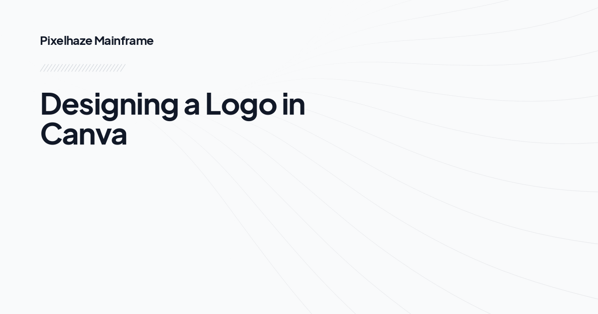 Designing a Logo in Canva
