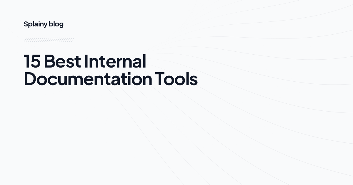 15 Best Internal Documentation Tools