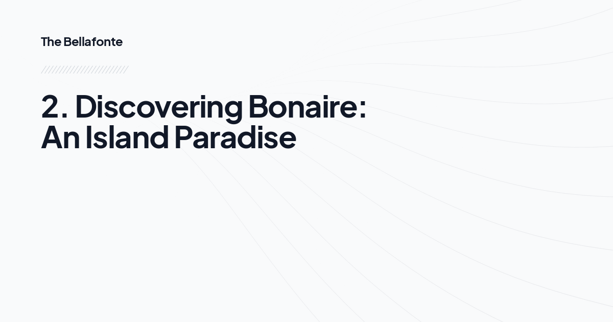 2. Discovering Bonaire: An Island Paradise