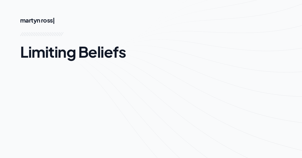 Limiting Beliefs
