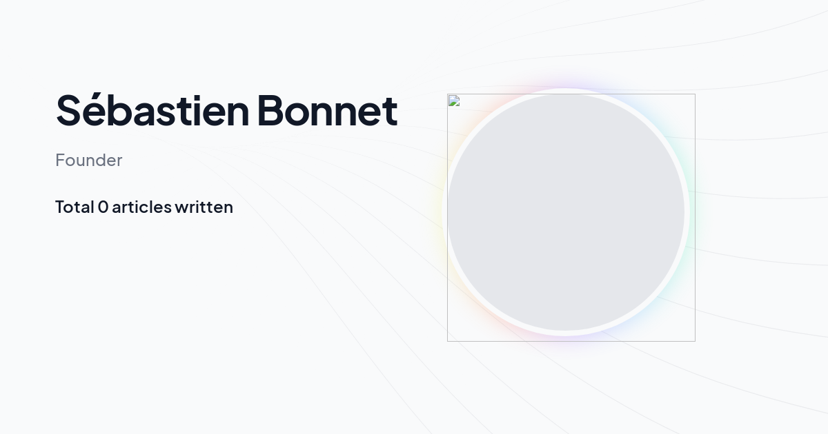 Sebastien Bonaldi Sébastien Bonnet